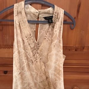 White hour black market sleeveless blouse